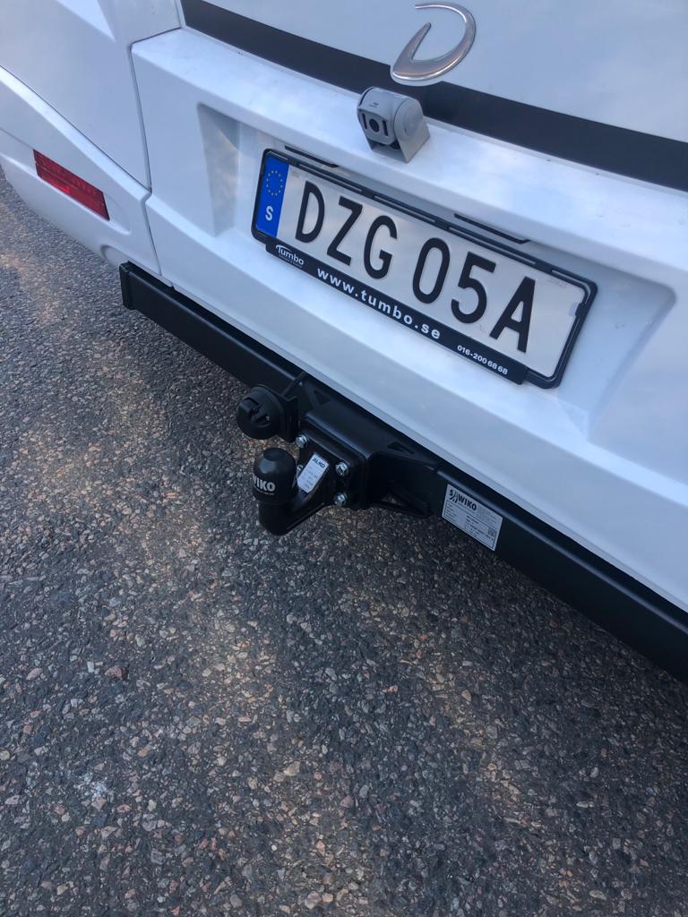 Dragkrok till husbilen - bild i artikeln från OurBackyardEurope